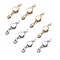 Locking Magnetic Clasps for Jewelry Necklaces Bracelets - Light and Small Keep the Clasp in Back